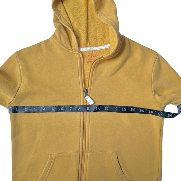 Cat & Jack Boys Yellow Fleece Zip-Up Hoodie Size M (8/10) - Picture 3 of 7